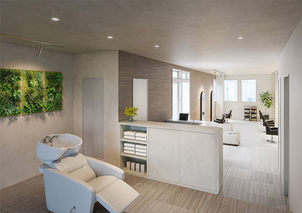 内装イメージパース（2F 飲食店想定）