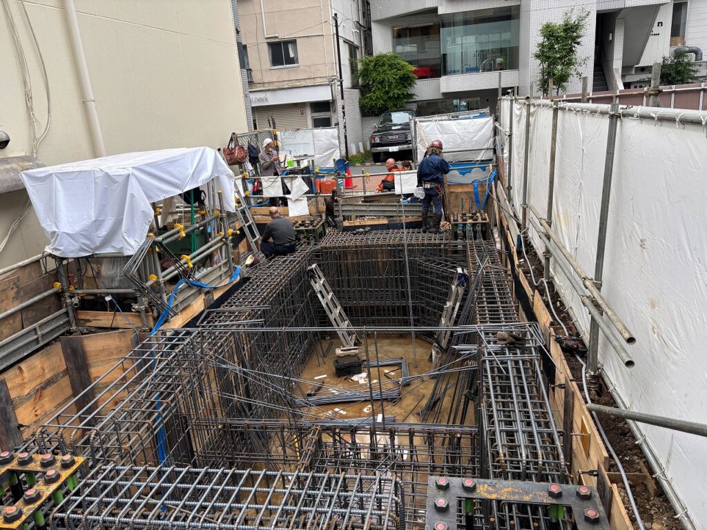 基礎工事（配筋）26.4.30撮影